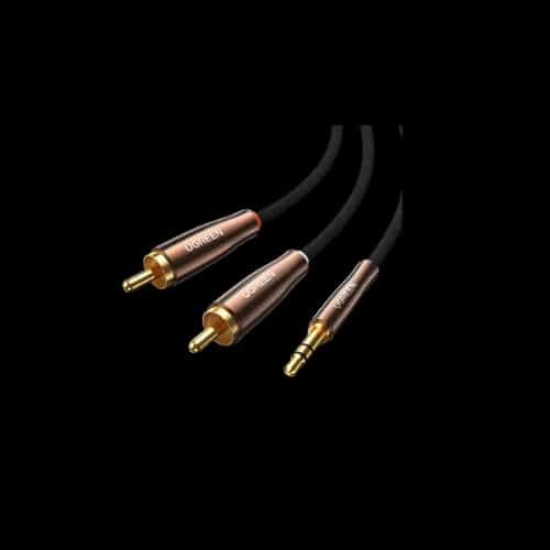 ugreen av170 35mm to 2x rca aux cable 1m