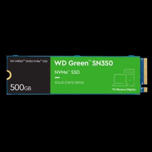 western digital green sn350 500gb m2 nvme gen3 ssd
