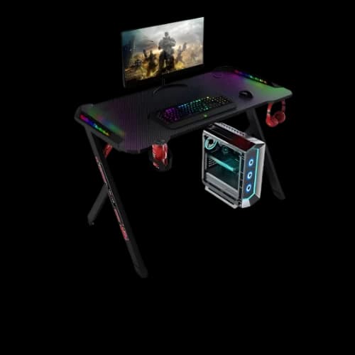 BESMILE Y Shaped Gaming Desk
