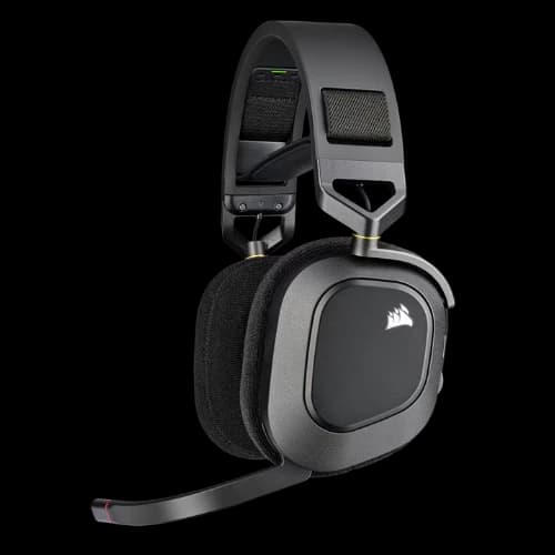 Corsair HS80 RGB Wireless Gaming Headphone (Black)