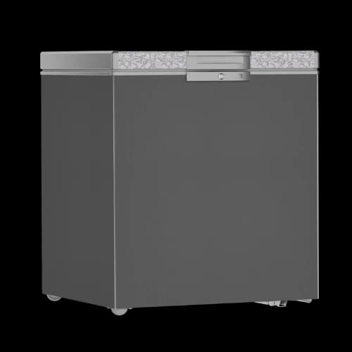 Defy 195Lt Satin Metallic Chest Freezer