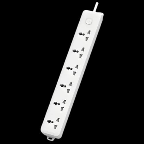 Deli CT705 2 Pin 6 Port 3 Meter Power Strip