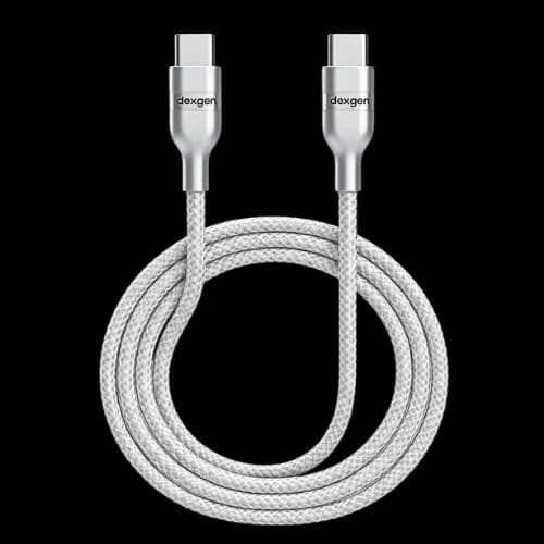 Dexgen 65W Super Fast C to C Cable (Silver)