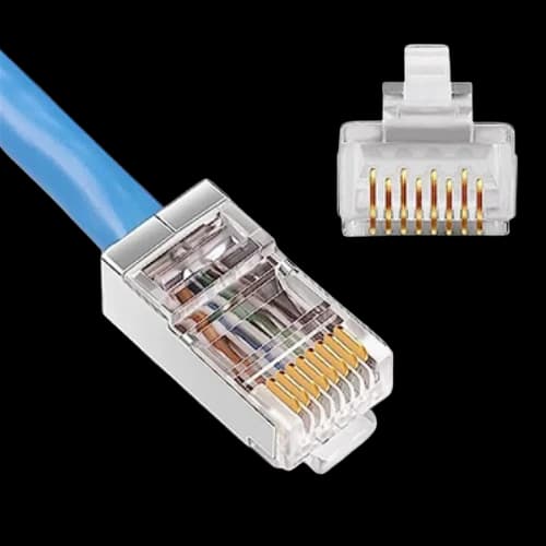 Dintek Cat6 RJ45 Plugs - 3 Prong Marvels