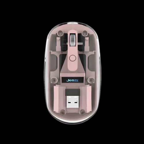 JEDEL WD131P Wireless Gaming Mouse (Pink)