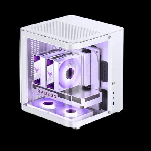 JONSBO TK-1 Starship Cabin M-ATX Case (White)
