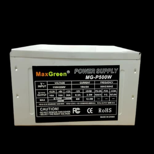MaxGreen MG-P500W ATX Power Supply