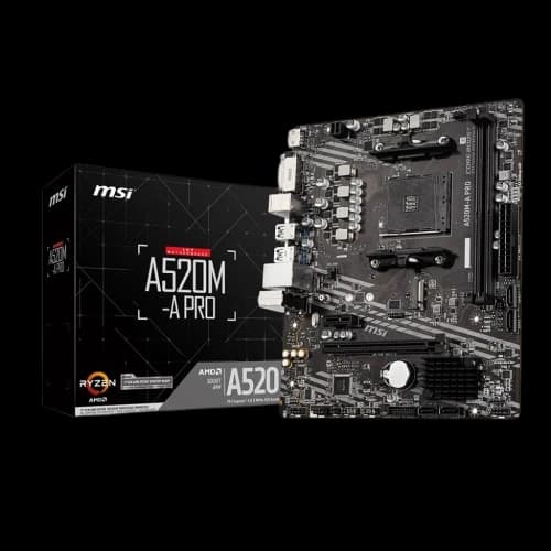 MSI A520M-A Pro AM4 Micro-ATX Motherboard