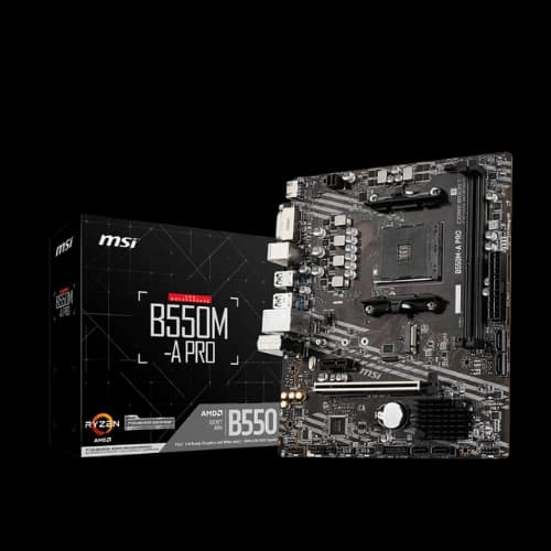 MSI B550M-A PRO DDR4 AM4 Micro ATX Motherboard
