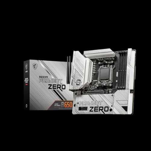 MSI B650M PROJECT ZERO AM5 m-ATX Motherboard