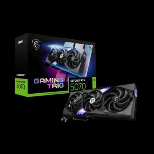 MSI GeForce RTX 5070 12G GAMING TRIO OC 12GB GDDR7 Graphics Card