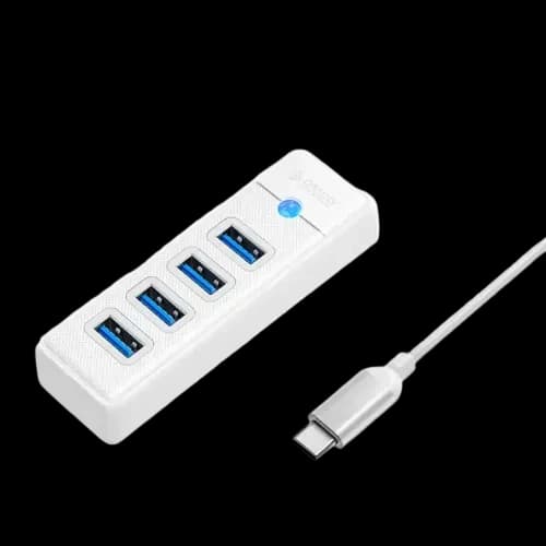 ORICO PW4U-C3 4-Port Type-C To USB 3.0 HUB (White)
