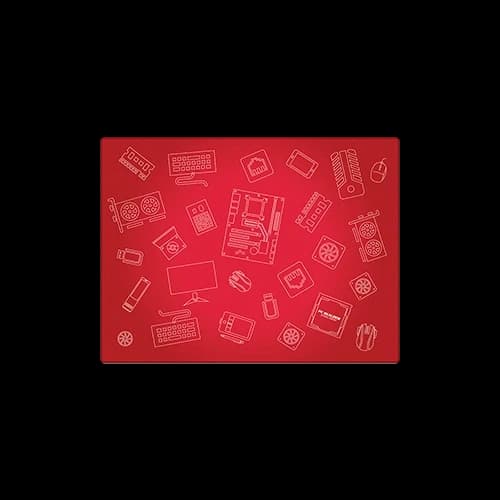PCB Base V2 - Red Mouse Pad