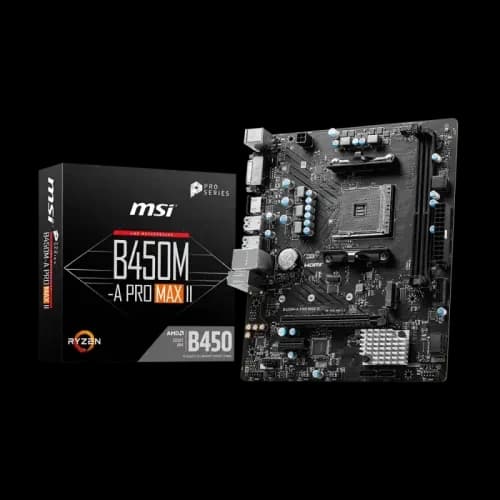 MSI B450M-A PRO MAX II AM4 ATX Motherboard