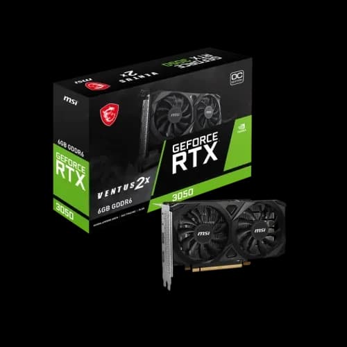MSI GEFORCE RTX 3050 VENTUS 2X 6G OC GRAPHICS CARD