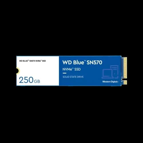Western Digital Blue SN570 250GB Gen3 NVMe M.2 2280 SSD