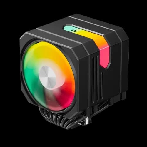 upHere UP2KC8C ARGB Dual Tower CPU Air Cooler (Black)