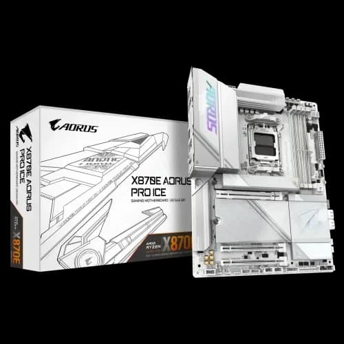 GIGABYTE X870E AORUS PRO ICE DDR5 AM5 ATX White Motherboard
