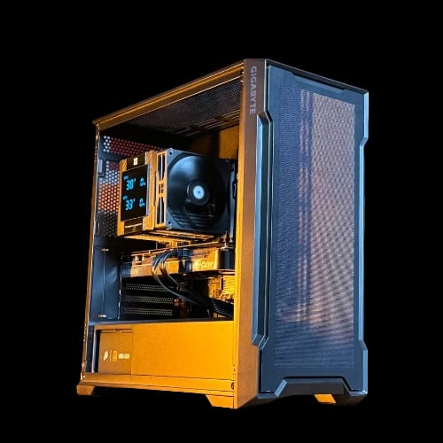 199k all red gaming pc amd 9070 xt 7800x3d