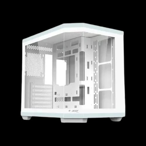 acer v950w mid tower atx gaming casing white