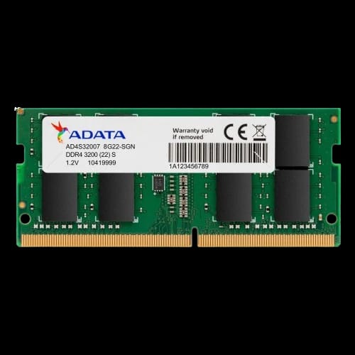 adata 8gb ddr4 3200mhz laptop ram