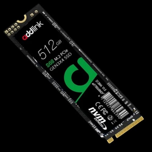 addlink s68 512gb m2 2280 pcie 3x4 nvme ssd mian