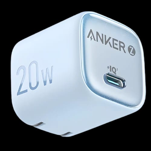 anker zolo 20w adapter blue main