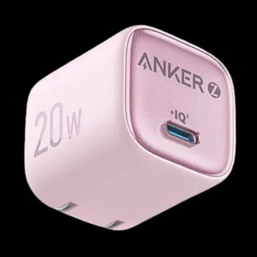 anker zolo 20w adapter pink main