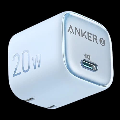 anker zolo pd 30 20w adapter blue main