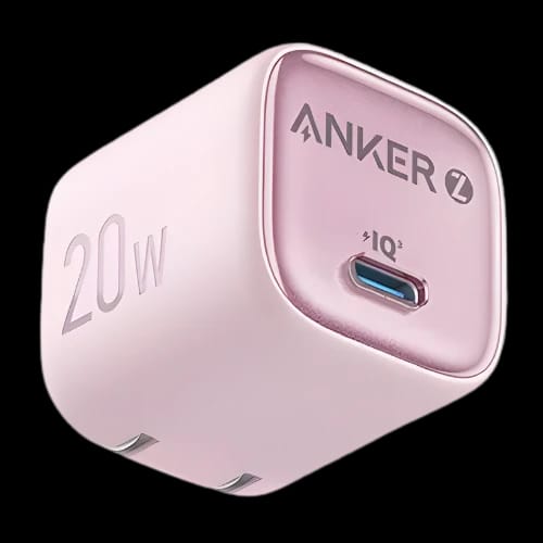 anker zolo pd 30 20w adapter pink main