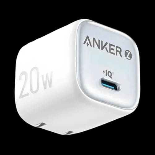 anker zolo pd 30 20w adapter us white main