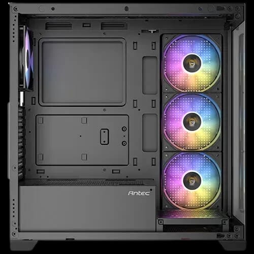 antec cx300 argb black mid tower gaming casing 1