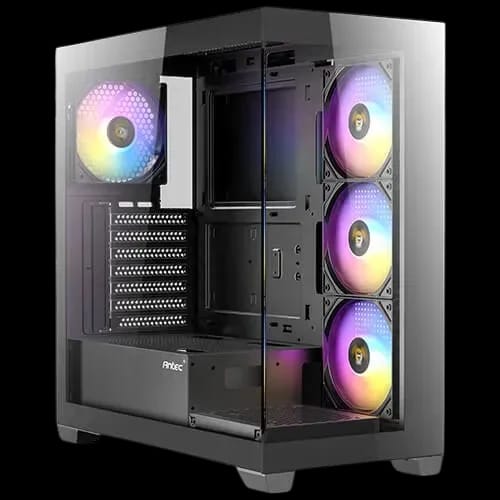 antec cx300 argb black mid tower gaming casing