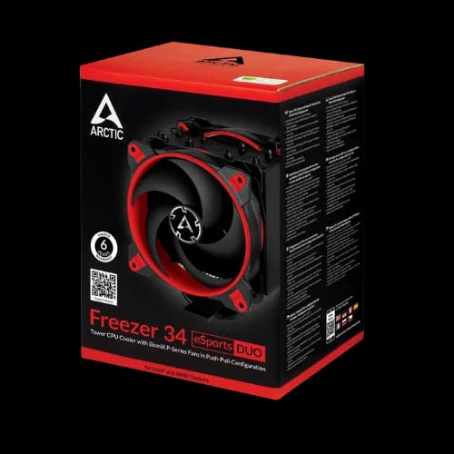 arctic freezer 34 esports duo air cpu cooler red 8