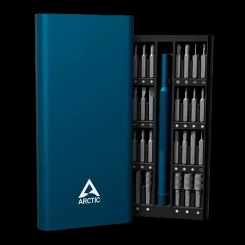 arctic precision screwdriver toolkit dark blue