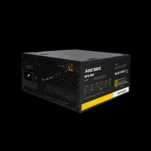 aresze gfx 650 650 watt 80plus bronze power supply