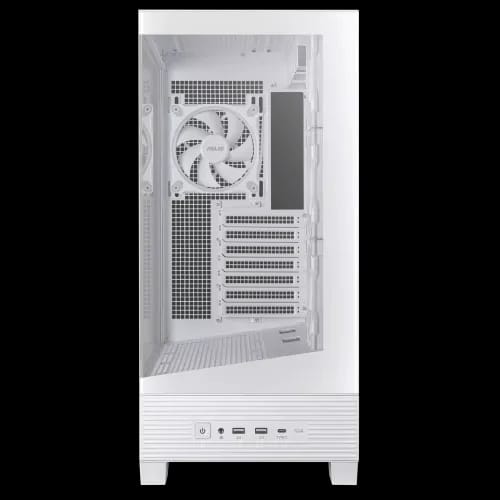 asus a31 plus atx mid tower gaming casing white 3