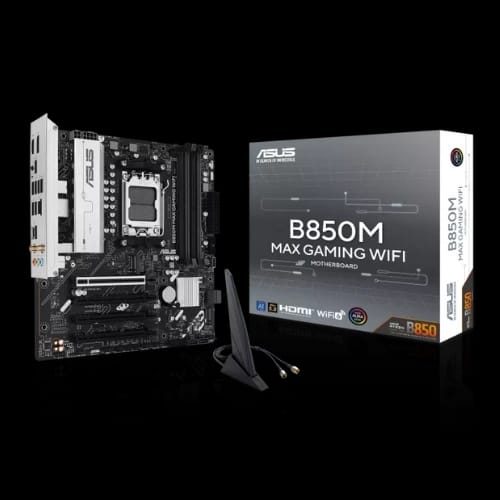 asus b850m max am5 wifi atx gaming motherboard