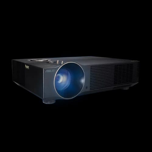 asus proart a1 led projector angled front design