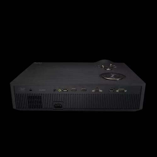 asus proart a1 led projector back panel io ports