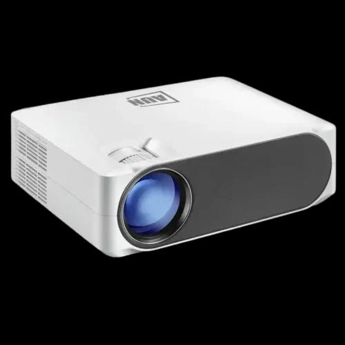 aun akey6 portable projector front angle view