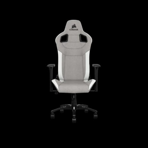 corsair t3 rush gaming chair gray white