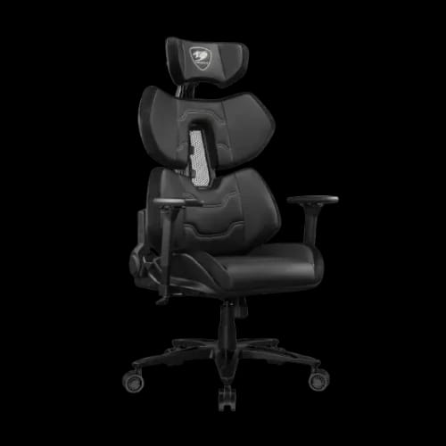 cougar terminator elite silver gaming chair 2