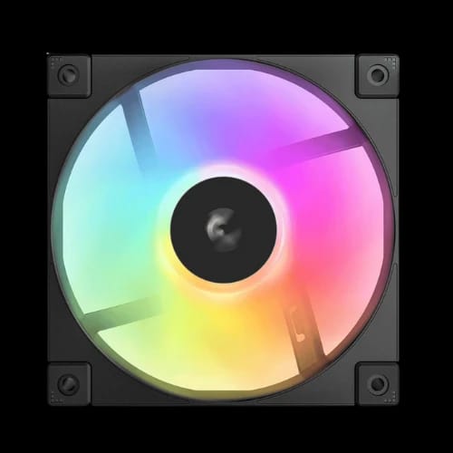 deepcool case fan 120mm black fd12 argb single