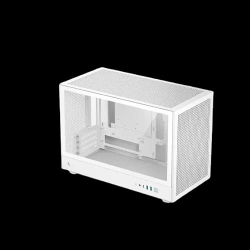 deepcool ch260 m atx gaming casing white