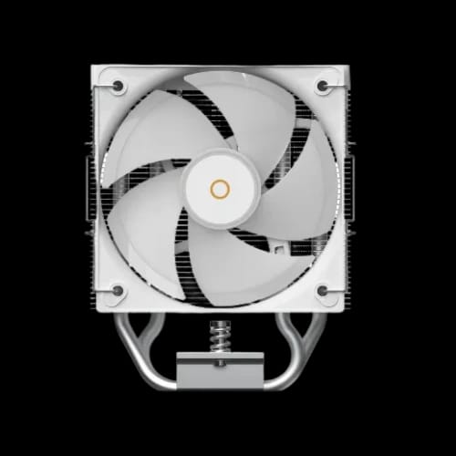 front view of white argb cooler