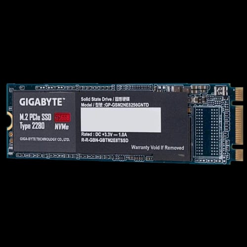 gigabyte 256gb nvme m2 ssd 2