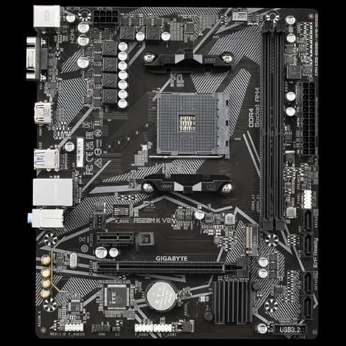 gigabyte a520m k v2 am4 micro atx motherboard 2