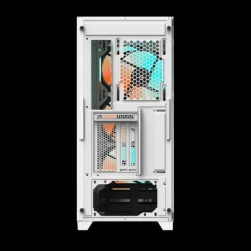 gigabyte c301 glass e atx gaming case white 3