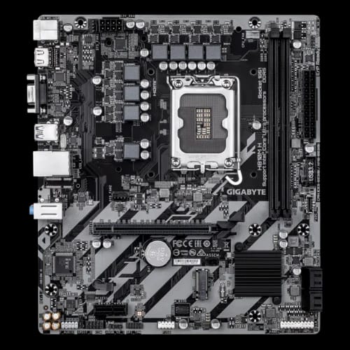 gigabyte h810m h lga1851 ddr5 intel motherboard 2
